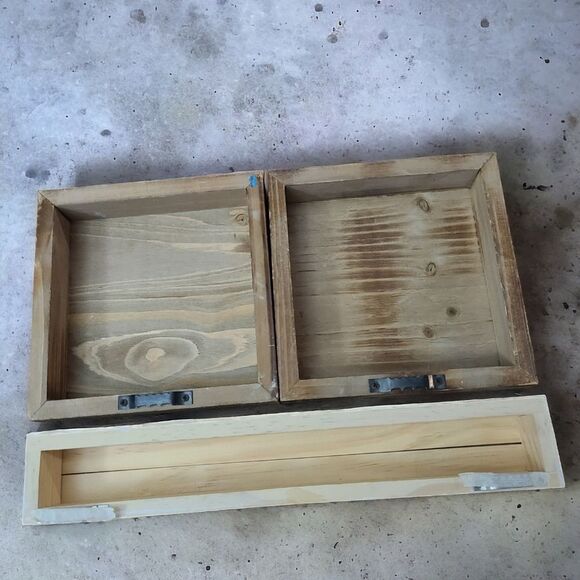 Set of 3 Spiritual Uplifting Wood Signs with wall hardware or placed to sit. - Picture 3 of 6